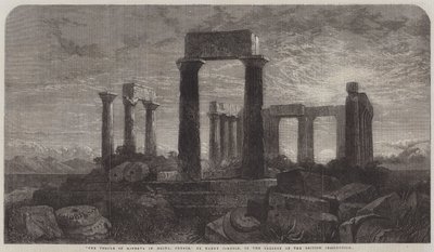 エギナ島、ギリシャのミネルヴァ神殿 作： Harry John Johnson